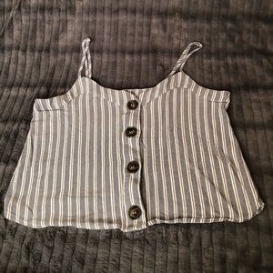 Blue stripped tank top